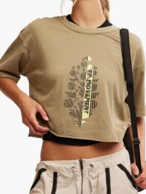 Free People Movement NWT Inspire Logo Tee